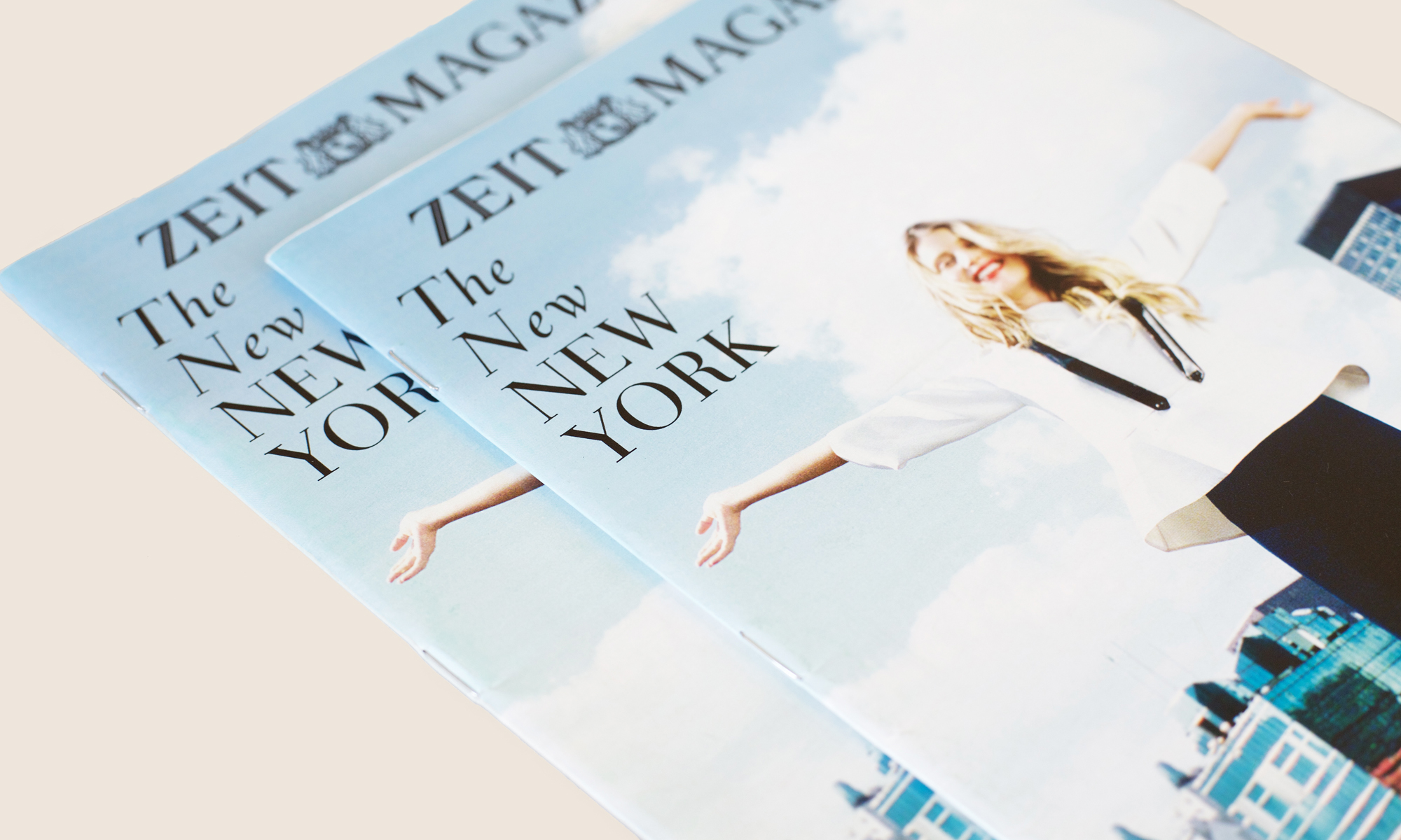 Magazine page from the New York feature in Zeit Magazine